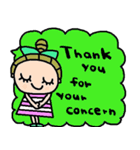 (nenerin日常会話スタンプ386英語気遣い)（個別スタンプ：4）