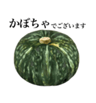 【敬語】 国産かぼちゃ（個別スタンプ：1）
