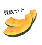 【敬語】 国産かぼちゃ（個別スタンプ：10）
