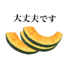 【敬語】 国産かぼちゃ（個別スタンプ：13）