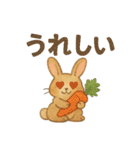 水彩画風♪ほんわか♡うさぎ♡敬語♡挨拶（個別スタンプ：26）