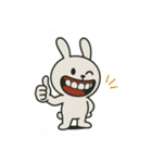 歯が丈夫すぎるウサギ2（個別スタンプ：5）