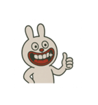 歯が丈夫すぎるウサギ2（個別スタンプ：14）