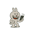 歯が丈夫すぎるウサギ2（個別スタンプ：22）