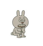 歯が丈夫すぎるウサギ2（個別スタンプ：33）