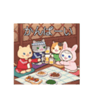 動く！ドット絵にゃんこ（個別スタンプ：4）