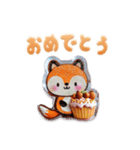 木の実の森【秋の章】32個シール風スタンプ（個別スタンプ：18）