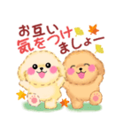 トイプードルの優しい言葉「秋・冬」（個別スタンプ：22）