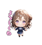 優等生JKガール（個別スタンプ：3）