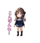 優等生JKガール（個別スタンプ：8）