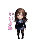 優等生JKガール（個別スタンプ：40）