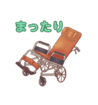 車椅子・歩行器の種類 リハビリ 福祉用具（個別スタンプ：12）