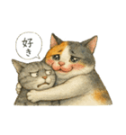 くちびる三毛猫（個別スタンプ：21）