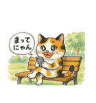 くちびる三毛猫（個別スタンプ：26）