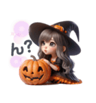 (再販)ハロウィンver. 可愛い女の子‪♡（個別スタンプ：8）