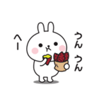 どうしてもやる気が出ないうさぎのスタンプ（個別スタンプ：9）