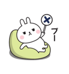 どうしてもやる気が出ないうさぎのスタンプ（個別スタンプ：18）
