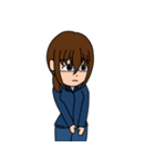 オリジナルキャラ「サクラ」スタンプ 2（個別スタンプ：6）