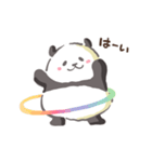 動く！パンダのエクササイズでこんにちは | LINEスタンプ | あや