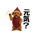 【秋冬】ずっと使えるトイプードル（個別スタンプ：8）