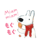 リサとガスパール フランス語と日本語（個別スタンプ：1）