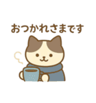 にゃんこログ・冬のきろく（個別スタンプ：16）