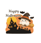 【3D 】動く♡ほんわかシマエナガ♡秋（個別スタンプ：23）