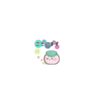 アレンジ♪ちっちゃいおもちとシマエナガ（個別スタンプ：2）