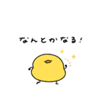 ポジティブなへんてこなヒヨコ（個別スタンプ：20）