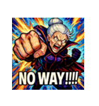 史上最強デンジャラス婆さん（個別スタンプ：4）