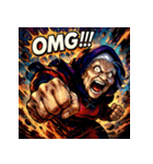 史上最強デンジャラス婆さん（個別スタンプ：9）