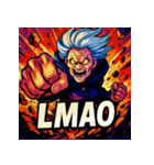 史上最強デンジャラス婆さん（個別スタンプ：11）