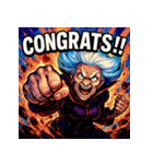 史上最強デンジャラス婆さん（個別スタンプ：25）