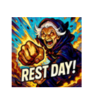 史上最強デンジャラス婆さん（個別スタンプ：38）