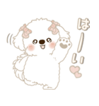白垂れ耳わんこ 2025 「甘えん坊さん」（個別スタンプ：8）
