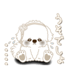 白垂れ耳わんこ 2025 「甘えん坊さん」（個別スタンプ：27）