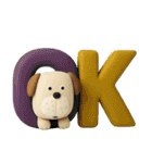 mottoの3D犬の日♡ワンダフルな日々（個別スタンプ：9）