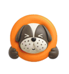 mottoの3D犬の日♡ワンダフルな日々（個別スタンプ：11）