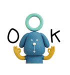 mottoの3D犬の日♡ワンダフルな日々（個別スタンプ：12）