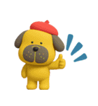 mottoの3D犬の日♡ワンダフルな日々（個別スタンプ：19）
