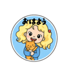 アメリカンフレンドとねこちゃん2（個別スタンプ：4）