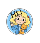 アメリカンフレンドとねこちゃん2（個別スタンプ：5）