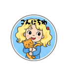 アメリカンフレンドとねこちゃん2（個別スタンプ：6）