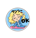 アメリカンフレンドとねこちゃん2（個別スタンプ：9）