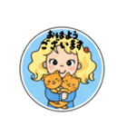 アメリカンフレンドとねこちゃん2（個別スタンプ：11）