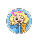 アメリカンフレンドとねこちゃん2（個別スタンプ：13）