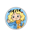 アメリカンフレンドとねこちゃん2（個別スタンプ：14）