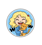 アメリカンフレンドとねこちゃん2（個別スタンプ：15）