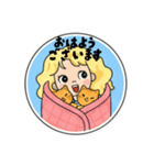 アメリカンフレンドとねこちゃん2（個別スタンプ：34）
