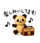 もちもち3D★レトロパンダの集まり（個別スタンプ：13）